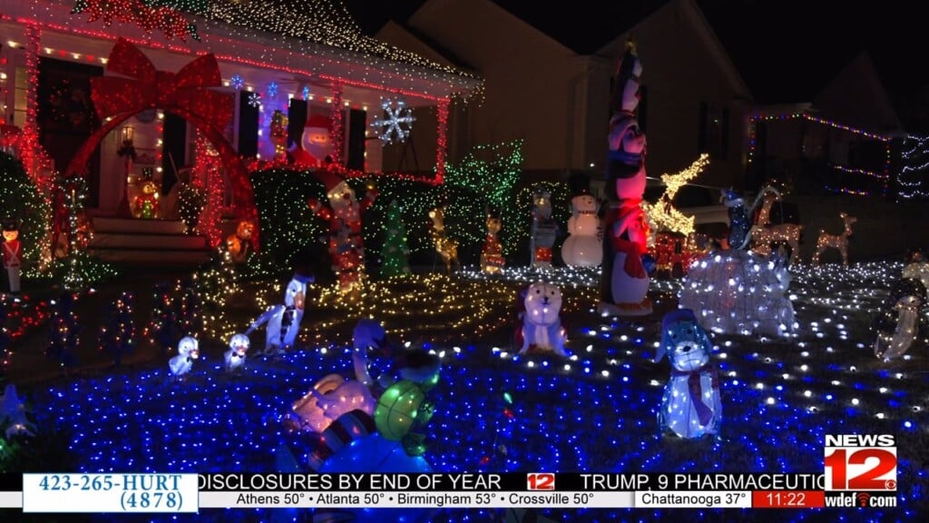 Growing Christmas Lights Display Draws Crowds