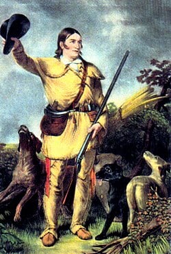 Portrait Of Davy Crockett