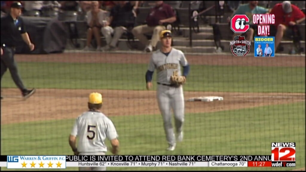 Cooper Kinney Helps Spoil Lookouts Debut In New Ballpark As Biscuits Beat Chattanooga 2 1 In 10 Innings