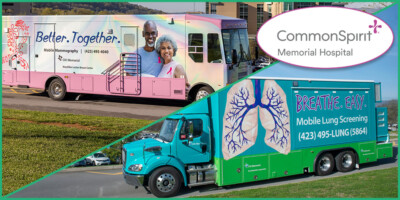 Commonspirit Lung Mammogram Buses