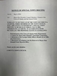 Cohutta Town Council