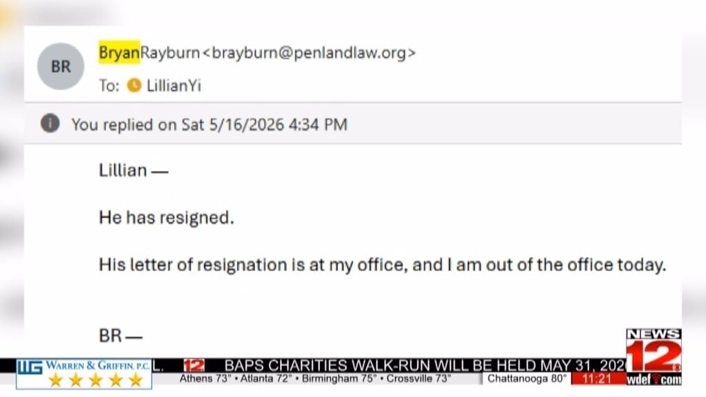 Cohutta Mayor Resigns Following Weeks Of Controversy