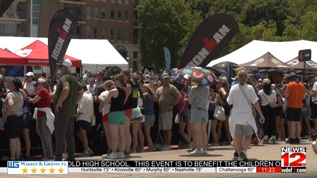 Triathlon Tradition Draws Big Crowds