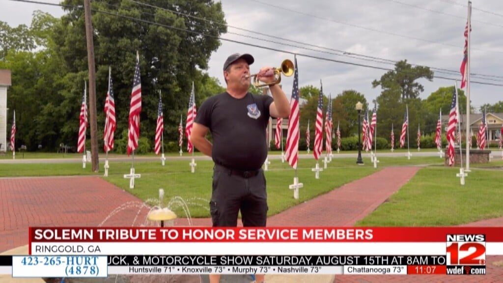 Memorial Day Taps Ceremony Honors Fallen Service Members In Ringgold