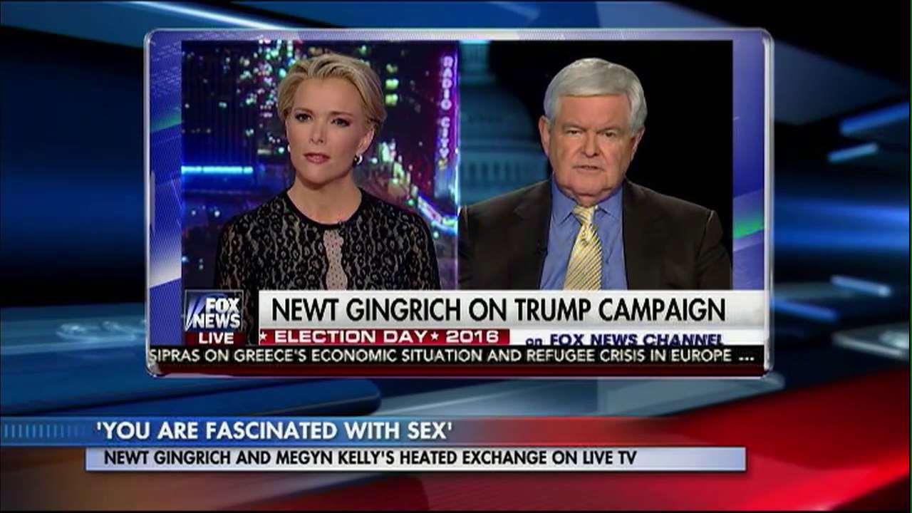 Megyn Kelly, Newt Gingrich's Bizarre Exchange On Live TV - WFXB