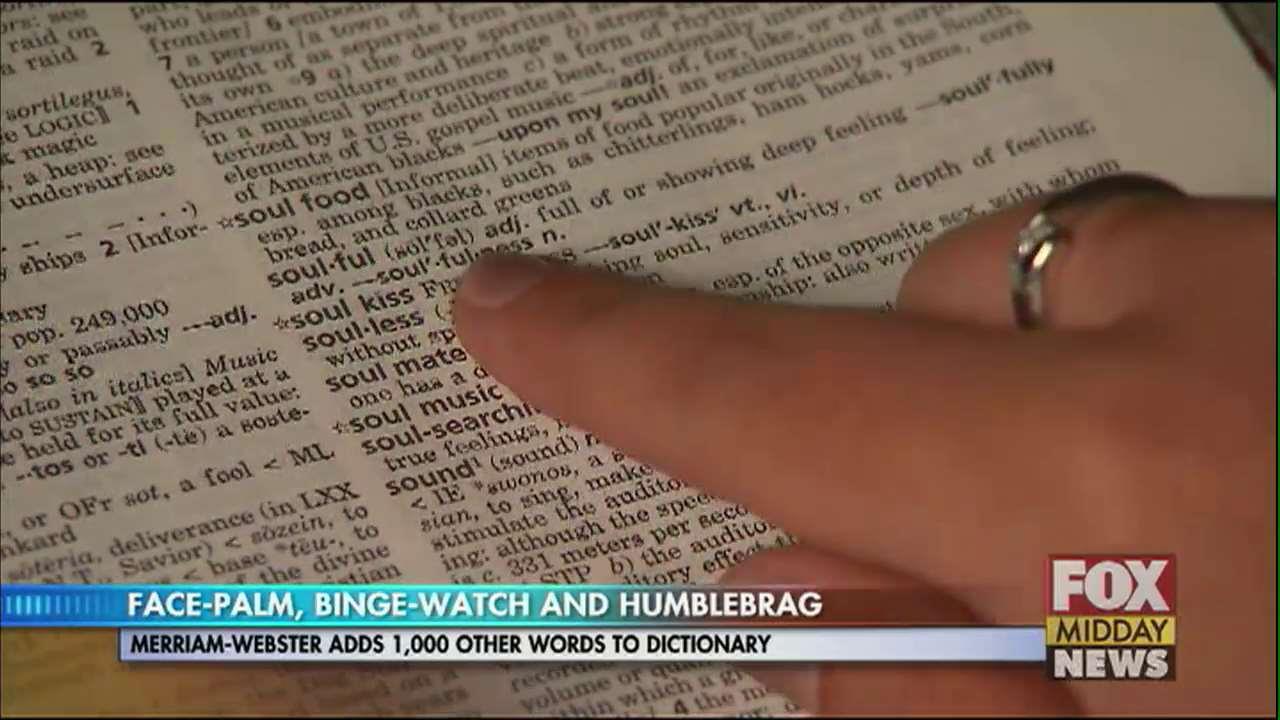 'Throw shade, 'bingewatch' and 'ghosting' are now in the dictionary WFXB