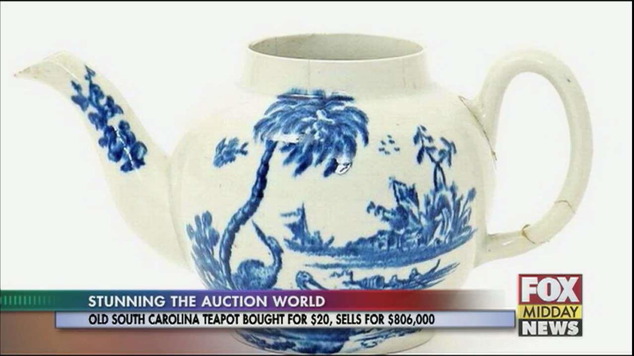 South Carolina Teapot Sells for 806,000 WFXB