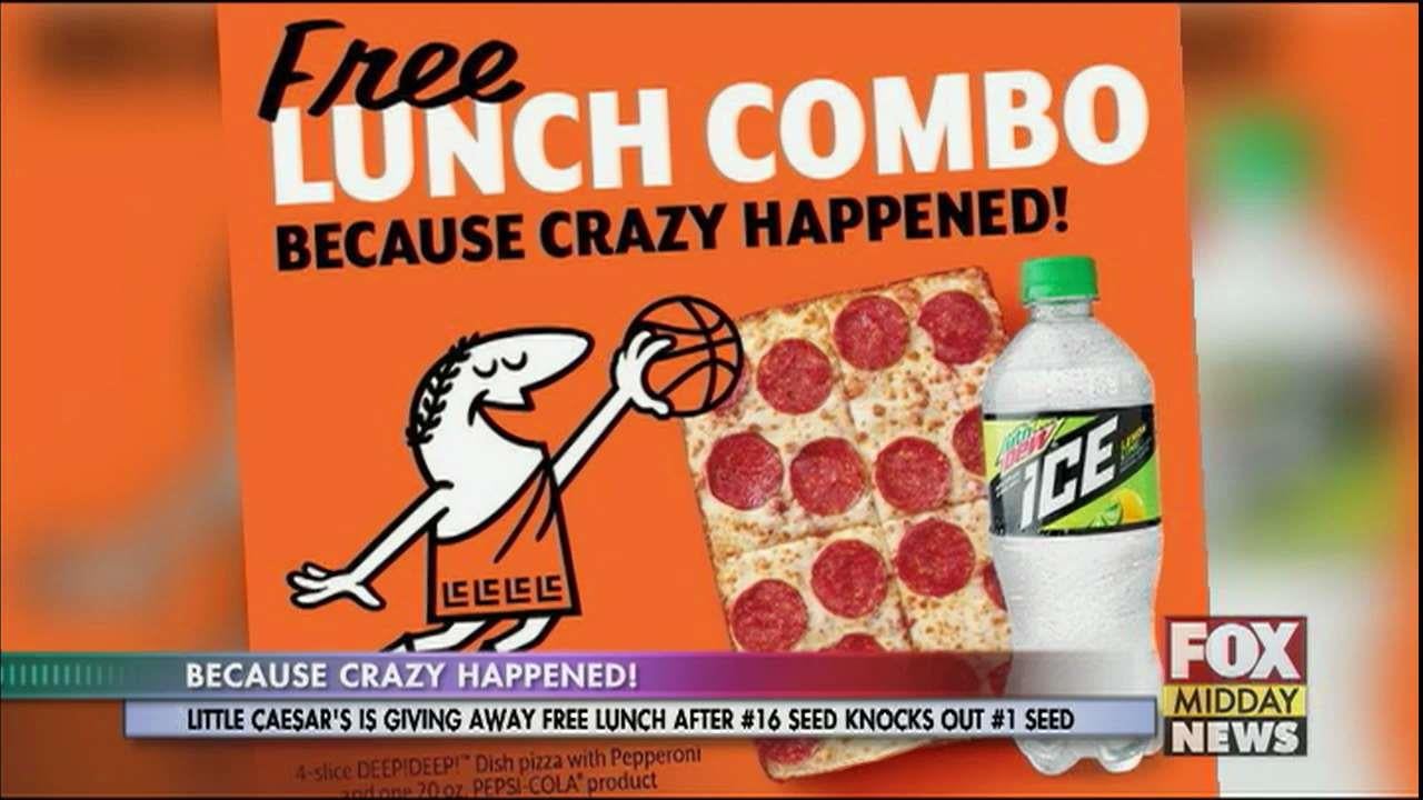 Get Free Lunch from Little Caesars! WFXB