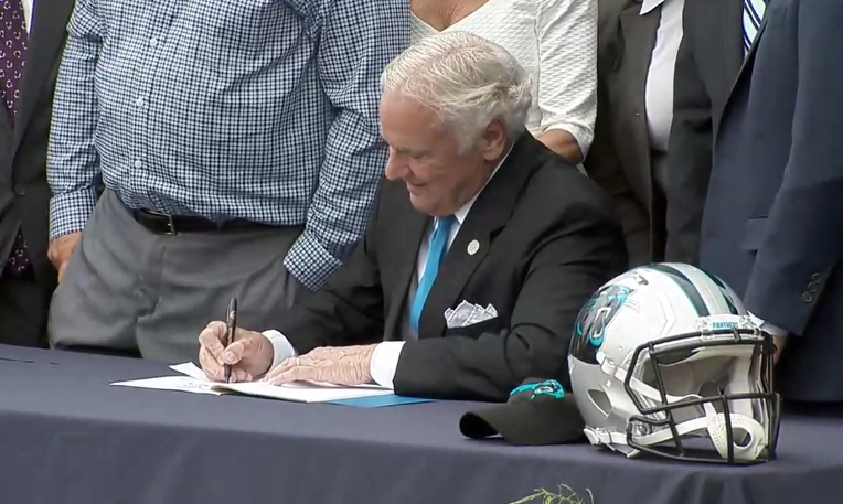 NFL Carolina Panthers coming to South Carolina with tax breaks