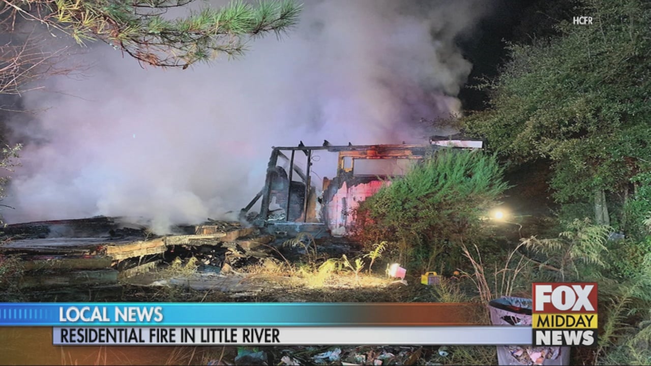 Residential Fire In Little River Area - WFXB