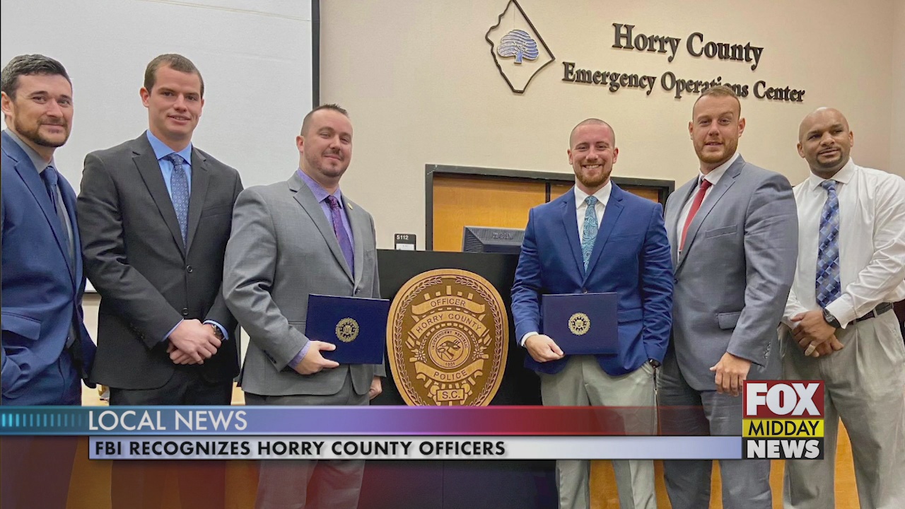 FBI Recognizes Horry County Officers - WFXB