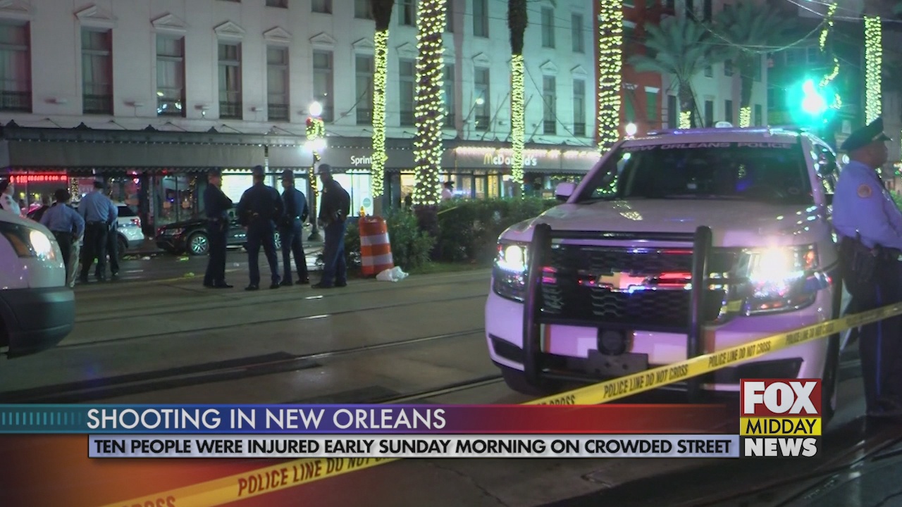 New Orleans Shooting Leaves 10 Injured Wfxb