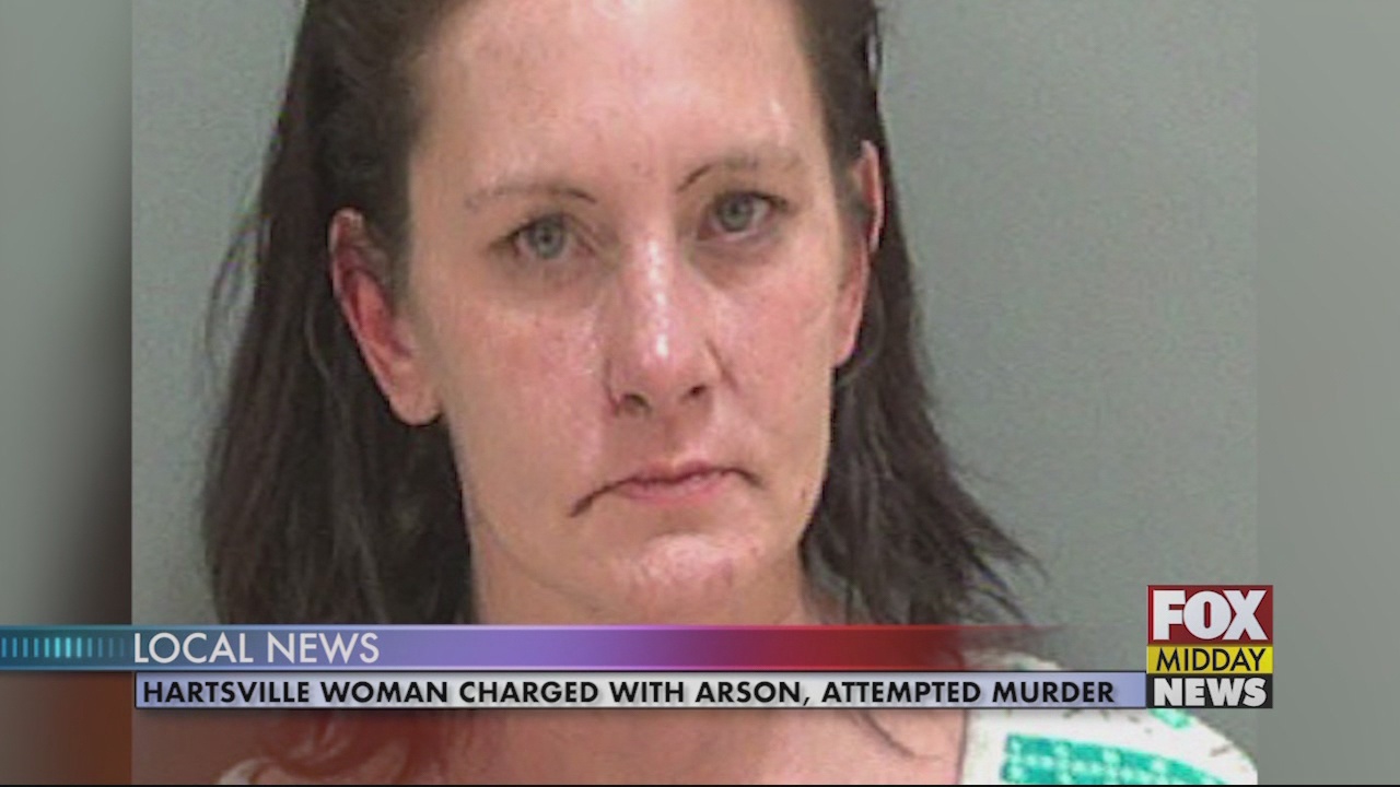 Hartsville Woman Charged with Arson, 1st Degree Attempted Murder - WFXB