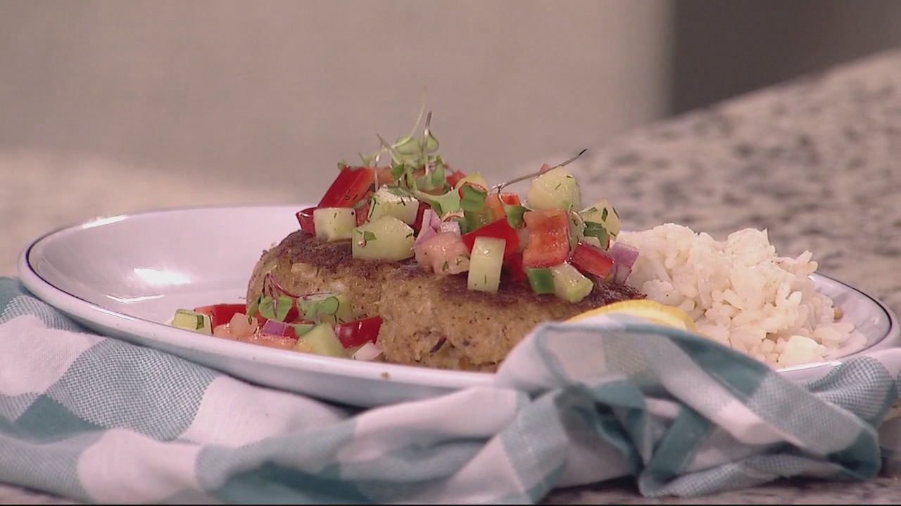 Grilled Crab Cakes with Chef Jamie WFXB