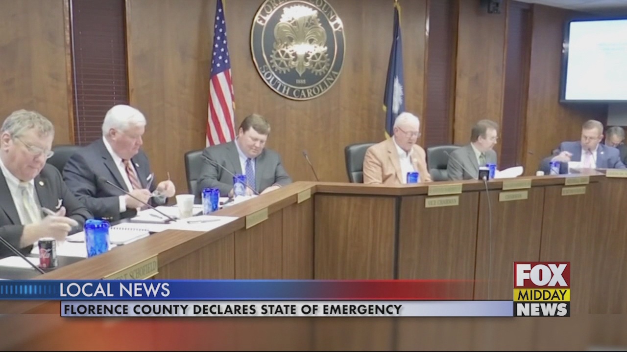 Florence County Enters State of Emergency - WFXB