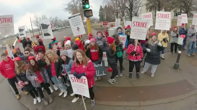 Teachers Strike Shows No Signs Of Ending