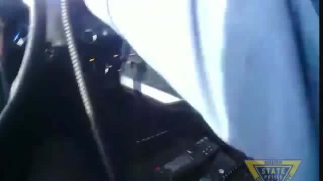 Troopers Rescue Driver From Burning Semi