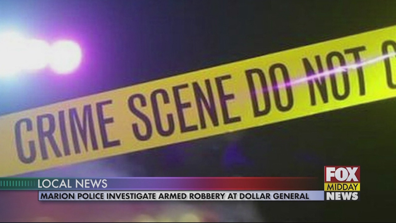 Marion County Police Search for Armed Robbery Suspect - WFXB