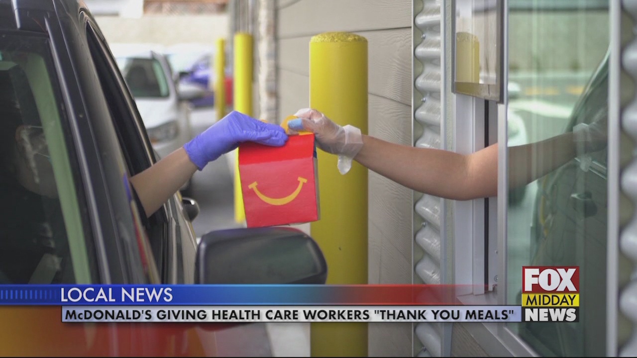 McDonald�s Offering &quot;Thank You Meals&quot; to Health Care