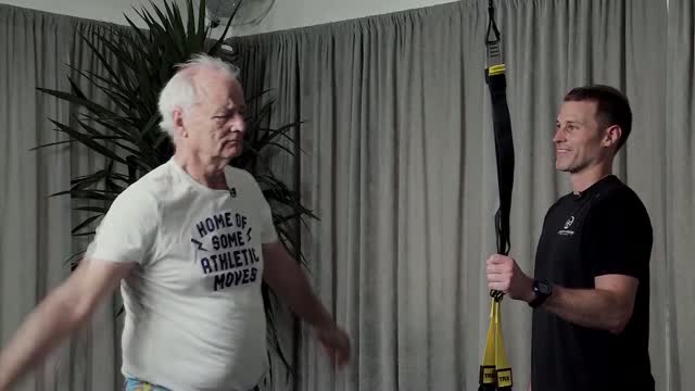 Sc:covid Bill Murray Helps Local Gym