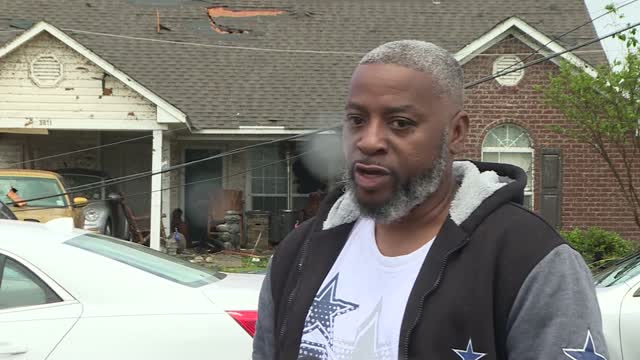 La: People Survey Damage, Help Others After Tornad