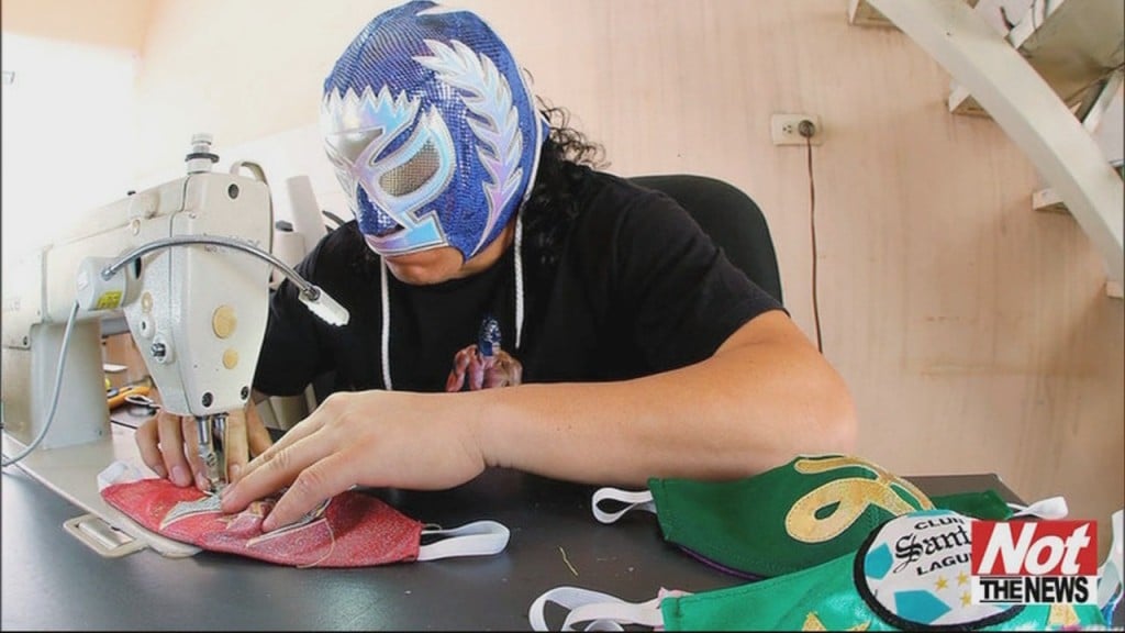 Wrestler Sewing Masks