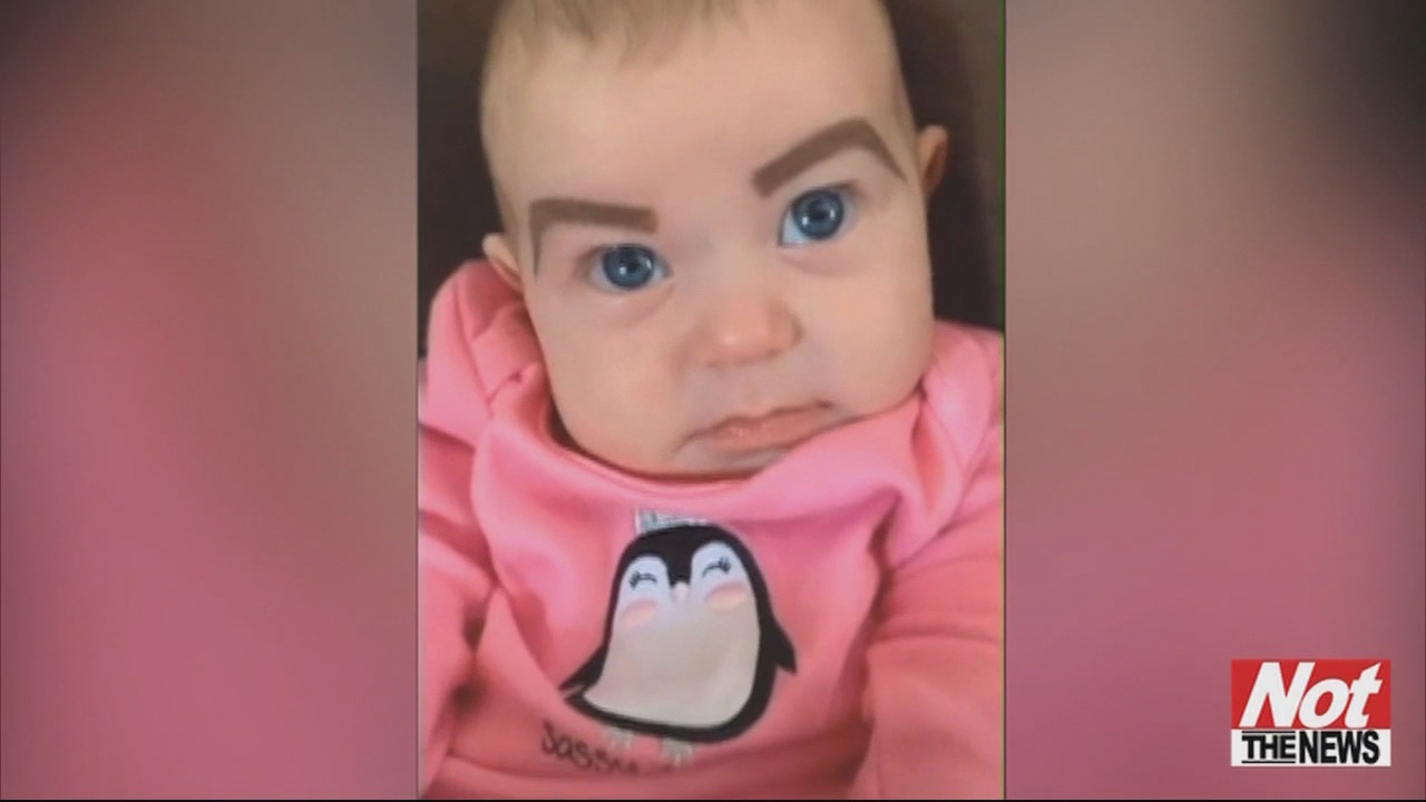 Mom Draws Fake Eyebrows On Baby WFXB