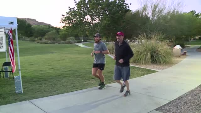 Nv: Man Runs 100 Miles To Highlight Veteran Suicide