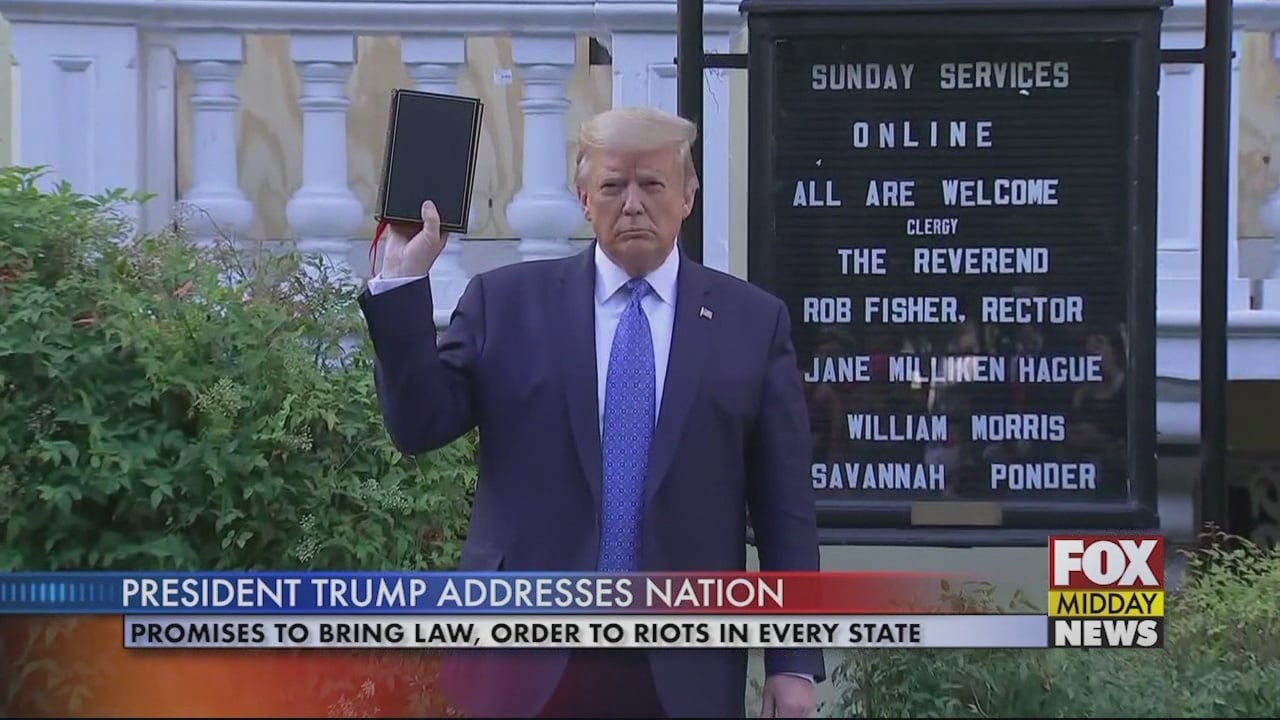 President Trump Promises to Restore Law, Order in Rose Garden Speech WFXB