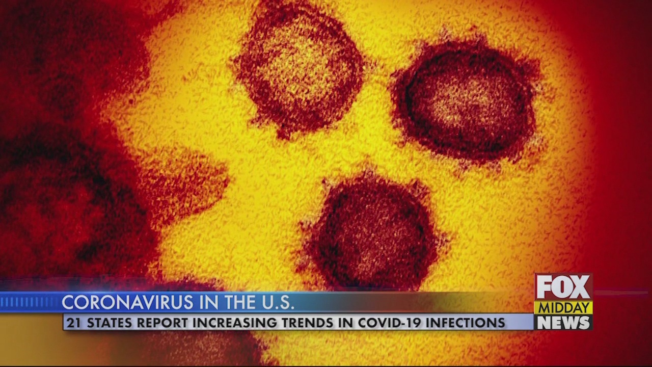 Coronavirus Cases Continue to Rise at Alarming Rates in 21 U.S. States ...