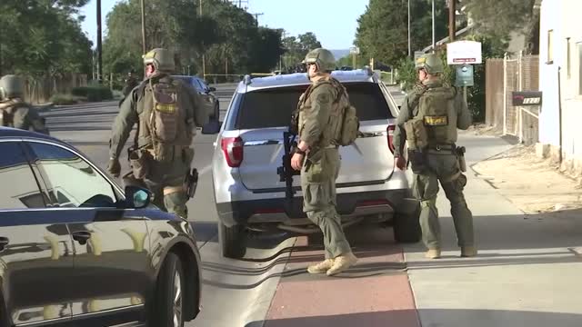 Ca: Manhunt For Police Ambush Suspect