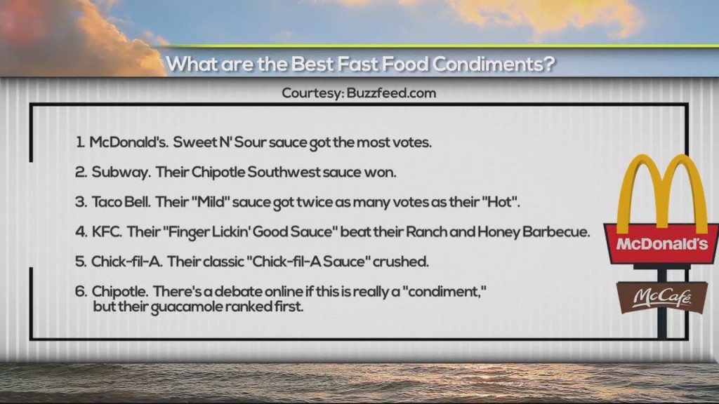 Fast Food Condiments