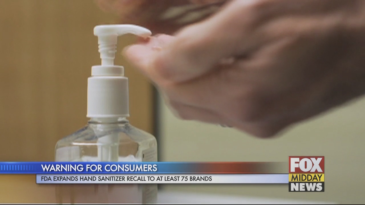 FDA Expands Hand Sanitizer Recall WFXB