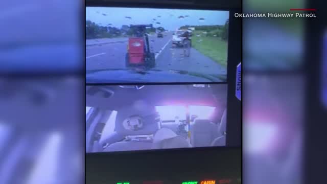 Talat Lightning Bolt Barely Misses Cop!