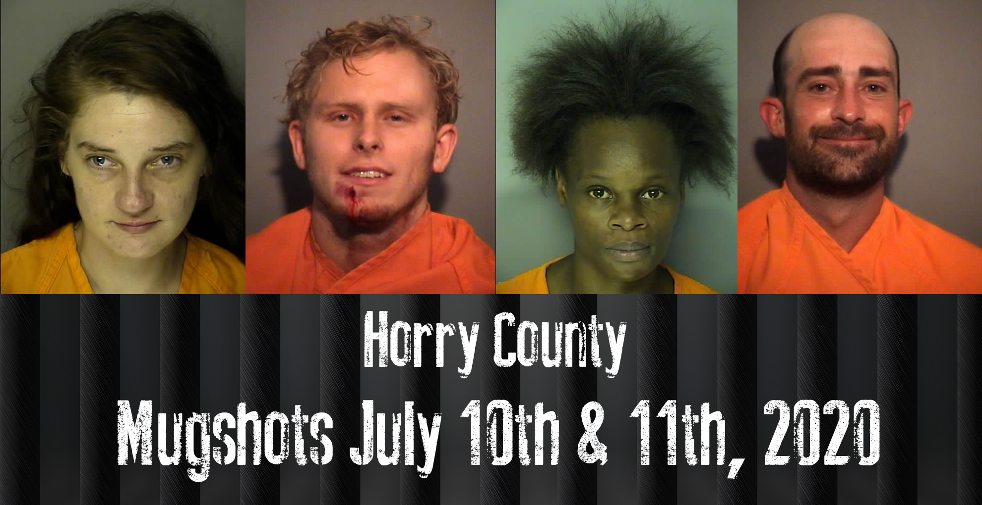 Mugshots July 10th & 11th, 2020 WFXB