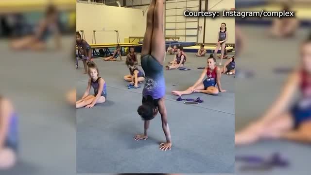 12y/o Gymnast Becomes Inspiration
