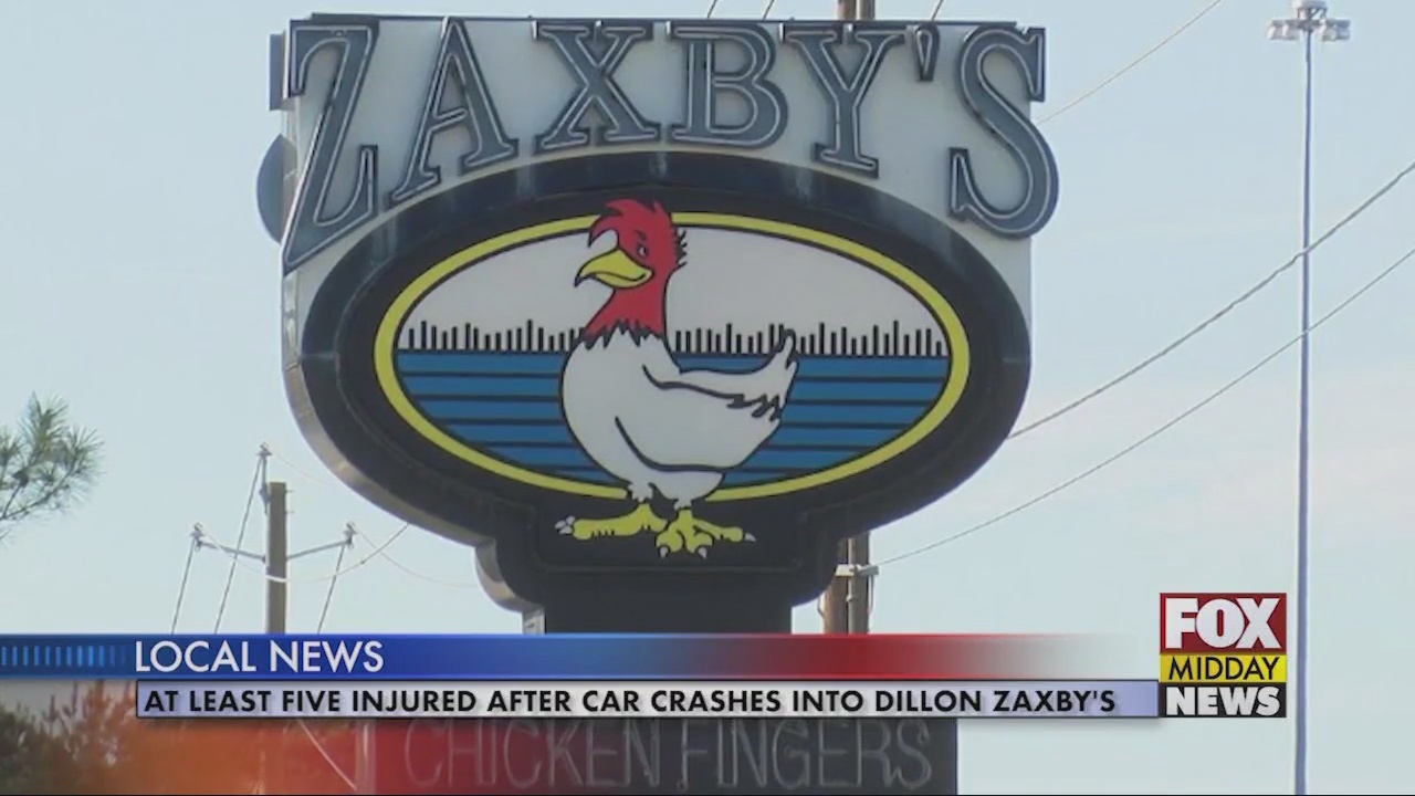At Least 5 Injured in Dillon After Car Crashes into Zaxby's Dining Room
