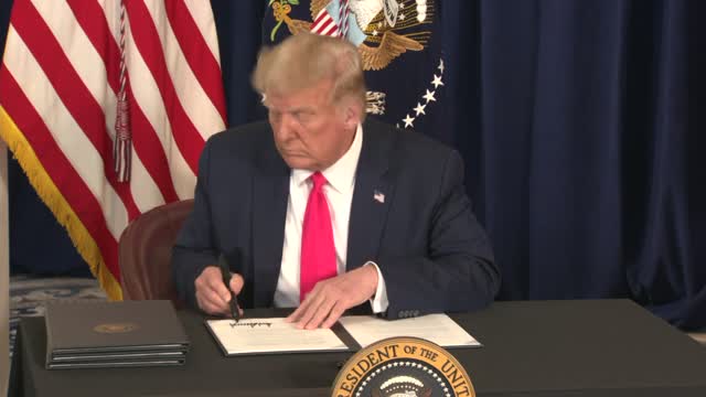 Trump Defends Exec Orders, Wh Struggles To Explain