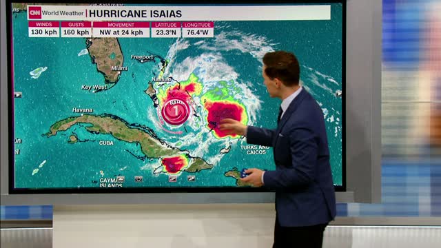 Hurricane Isaias Heads Towards The Bahamas And Us Coast