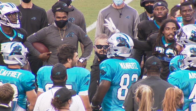 Panthers Huddle 6904