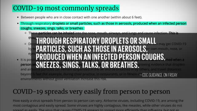 Cdc Abruptly Scrubs Airborne Covid Guidance