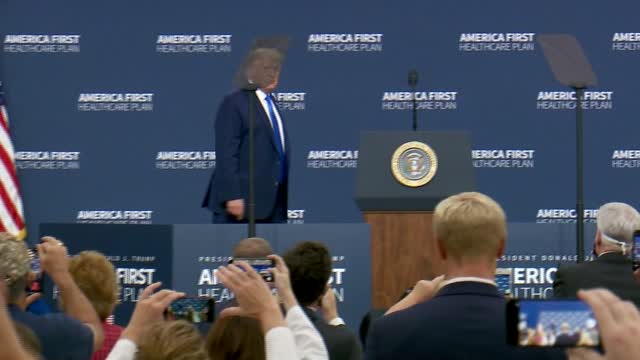 Trump Says Health Plan Has Better Care, Lower Costs