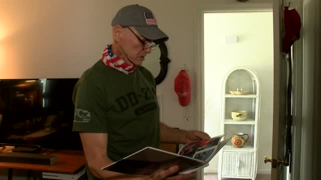 Nc: Covid: Veteran Not Allowed To Wear Flag Mask