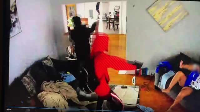 Boy Tries To Defend Mom From Intruders