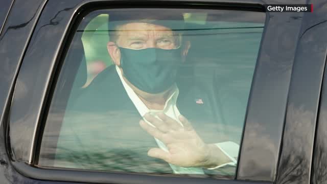 Trump Battling Covid At Walter Reed