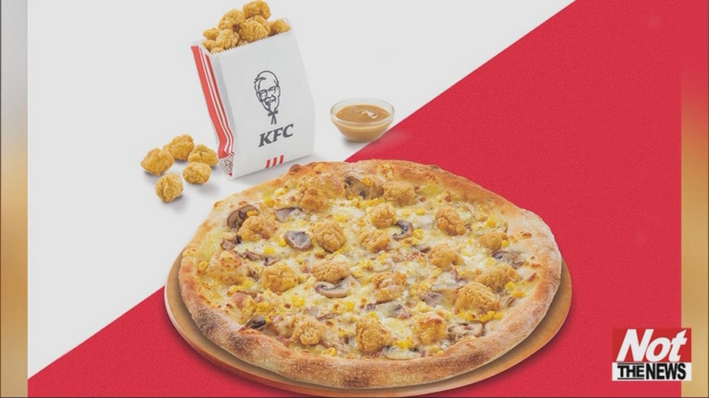 Popcorn Chicken Pizza