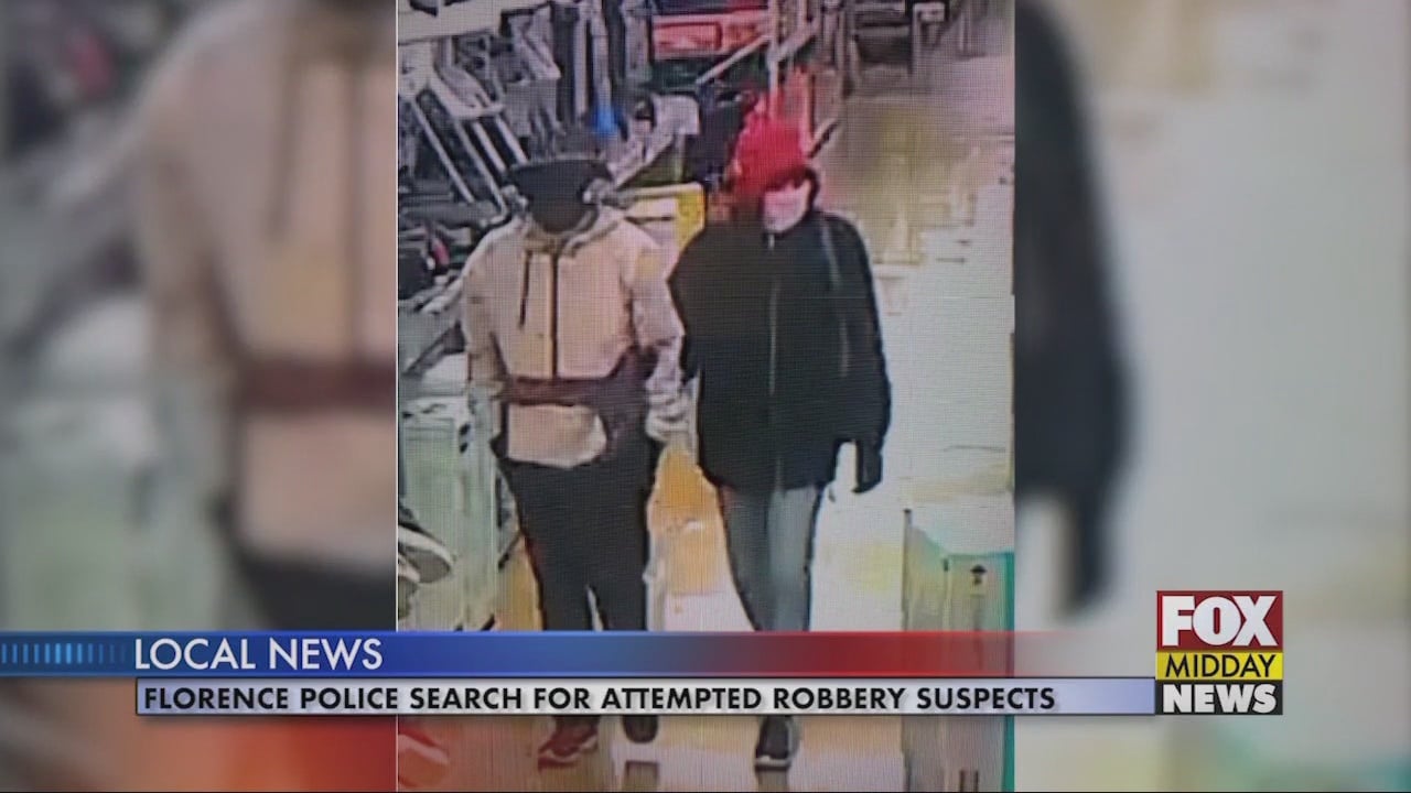 Florence Police Search For Suspects In Attempted Robbery - WFXB