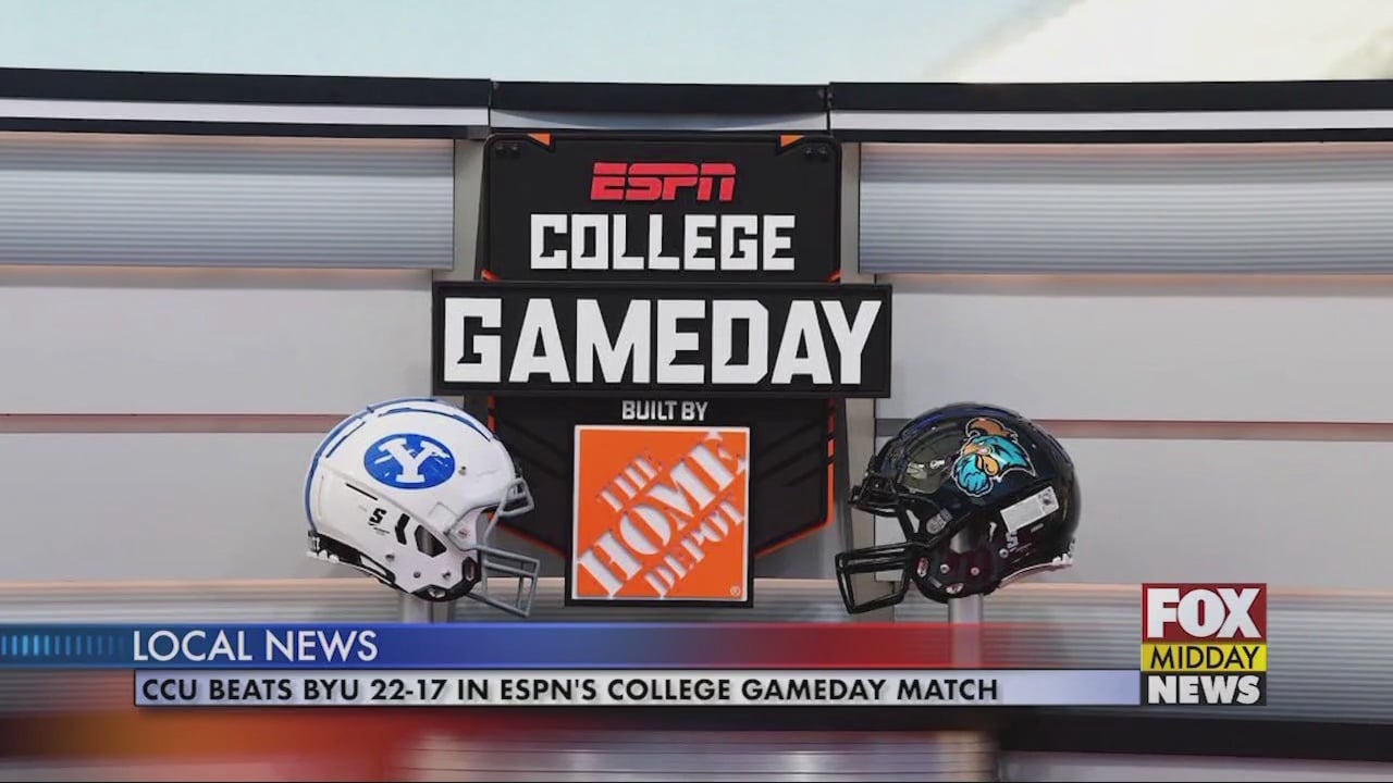 CCU Defeats BYU In ESPN's College Gameday Weekend Match - WFXB