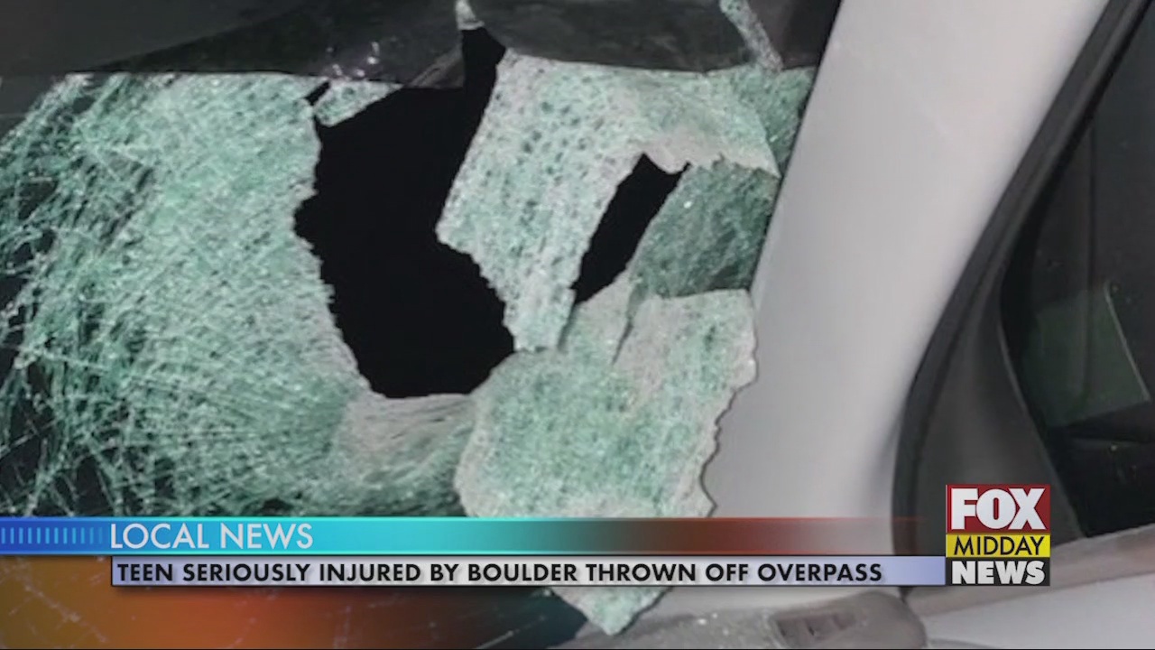 Teenager Seriously Injured After Rock Thrown Off Overpass WFXB
