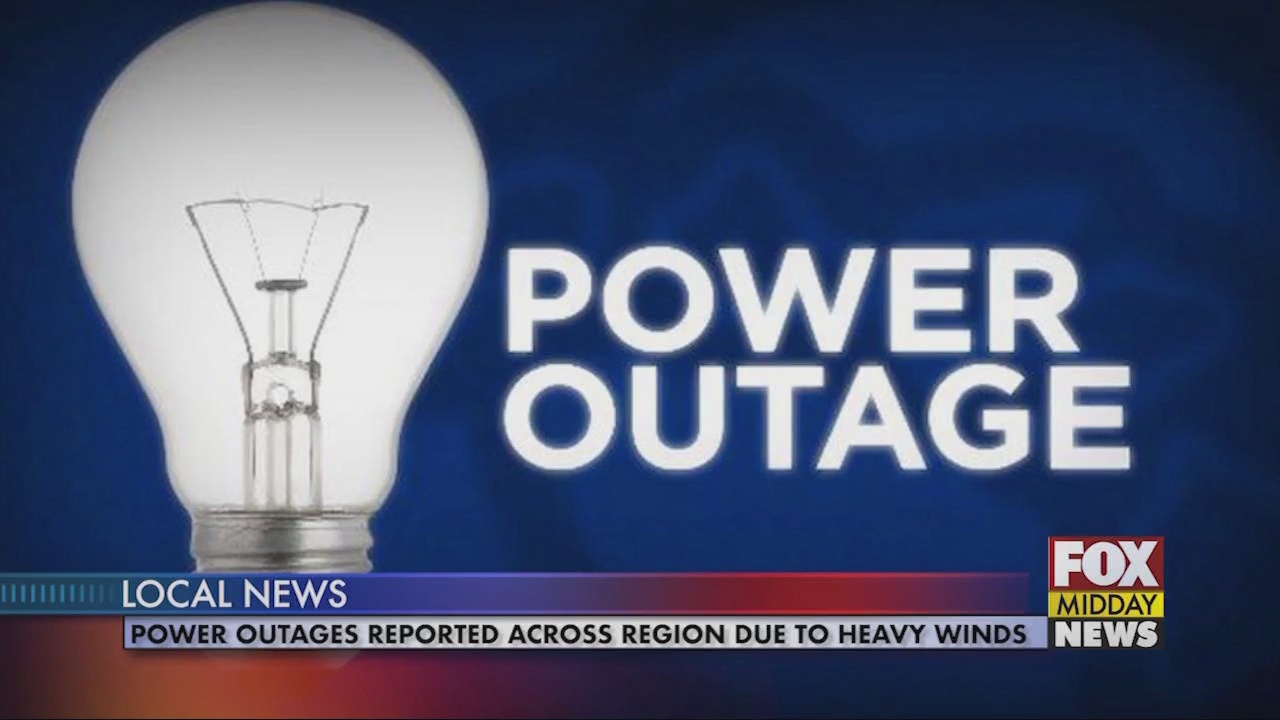Power Outages Reported Across Region Due to Strong Winds - WFXB
